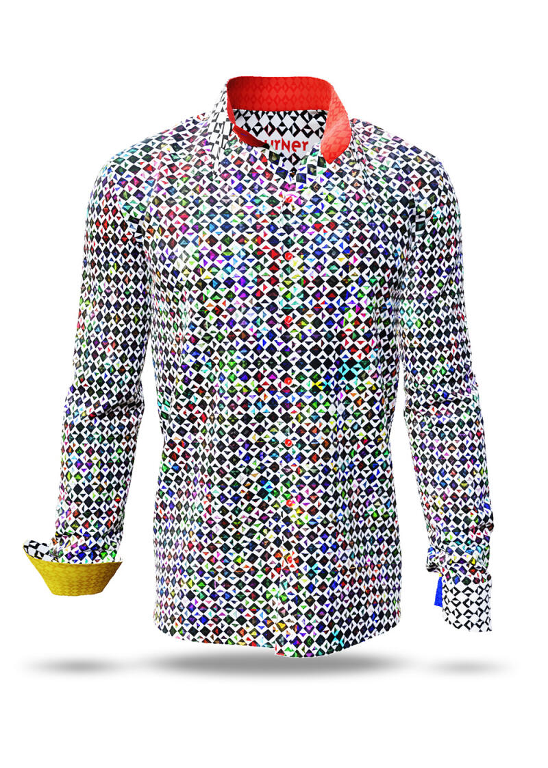 Entdecke bunte Hemden Herren SOJOURNER VIVID - 100 % BW