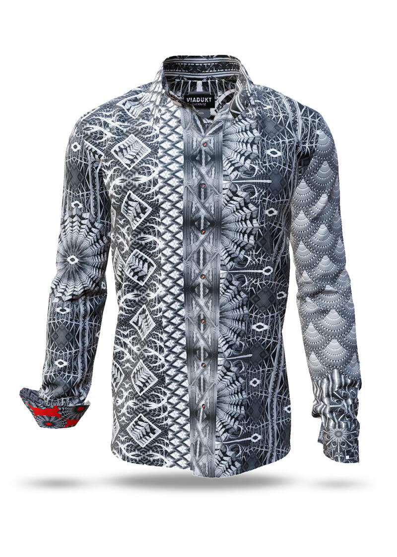 Extravagant mens shirt VIADUKT CHEMNITZ by GERMENS artfashion made of 100 % cotton