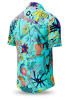 Summer button shirt MAMBO BEACH - GERMENS