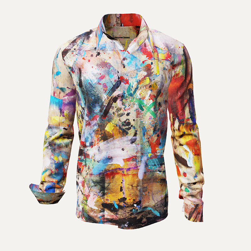 ZERFLOSSENER ZEMENT - Colored artist shirt - GERMENS