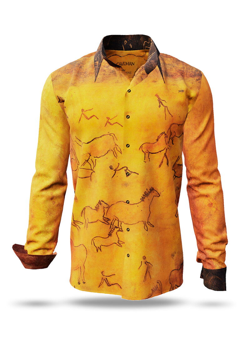 long sleeve orange shirt mens