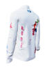 KLABAUTERMANN - White shirt with funny colour splashes - GERMENS