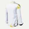 NEBULA - White shirt with yellow-gray clouds - GERMENS