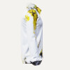 NEBULA - White shirt with yellow-gray clouds - GERMENS