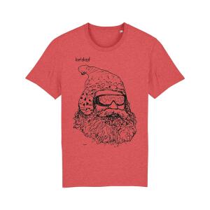 SKIFAHRER - Rotes Herren TShirt - KARLSKOPF