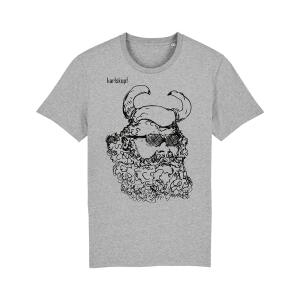 WIKINGER - Graues Herren TShirt - KARLSKOPF