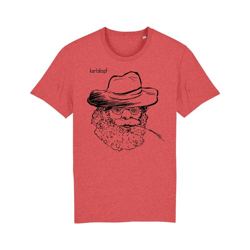 FARMER - Rotes Herren TShirt - KARLSKOPF