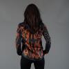 LAVA - Black orange blouse - GERMENS