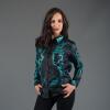 KALLAINOS -Black purple blouse - GERMENS