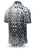 Summer button shirt HEXAGON ONYX - GERMENS