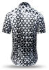 Summer button shirt HEXAGON ONYX - GERMENS