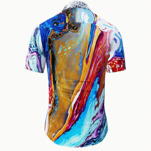 Colorful summer shirt men HAU´OLI - GERMENS