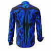 BLUEZONE - black and blue shirt - GERMENS