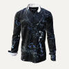 Discover Button Up Shirt SPURENSUCHE BEI NACHT 100 % co