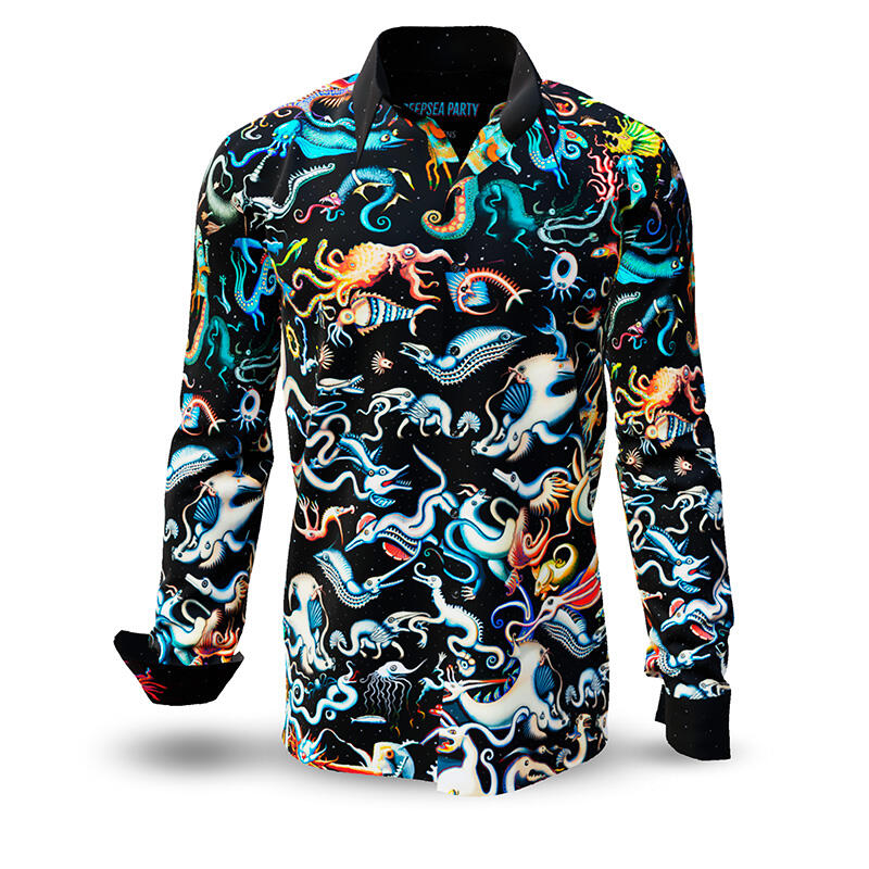 Entdecke bunte Hemden Herren DEEPSEA PARTY - 100 % BW