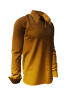 Entdecke bunte Hemden Herren GRADIENT MUSTARD - 100 % BW