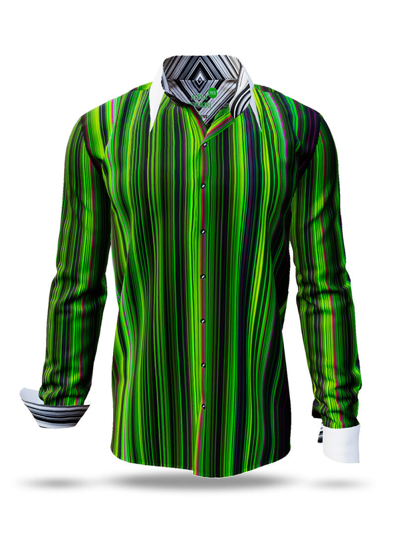 Entdecke Hemden Herren ALPHA CENTAURI GREEN - 100 % BW