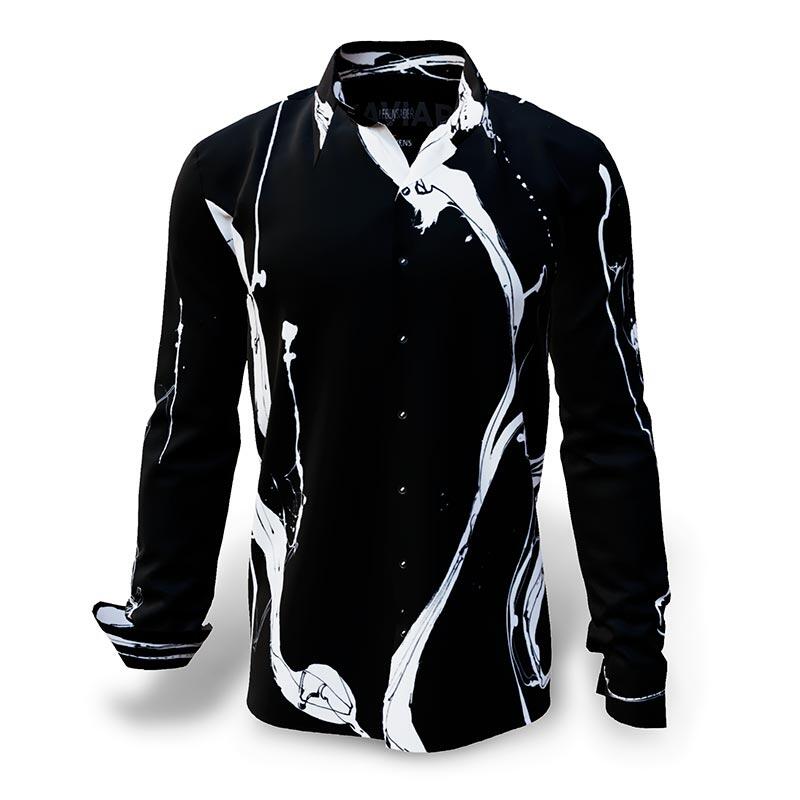 LEBENSADER KAVIAR - Black and white shirt - GERMENS