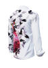 Button Up Shirt EIN FLAMINGO IN EINER WOLKE AUS TAUBEN from GERMENS