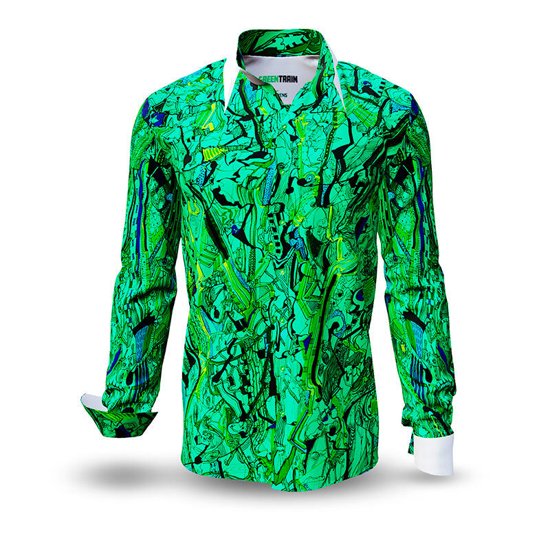 Button Up Shirt GREENTRAIN from GERMENS