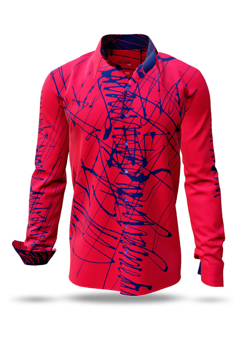 DENADA RED - Red Blue Shirt - GERMENS