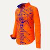 DENADA ORANGE - Orangene Bluse mit Linien - GERMENS