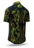 Black green summer shirt shirts short sleeve TERRA GREEN by GERMENS artfashion - 100 % cotton Made in Germany