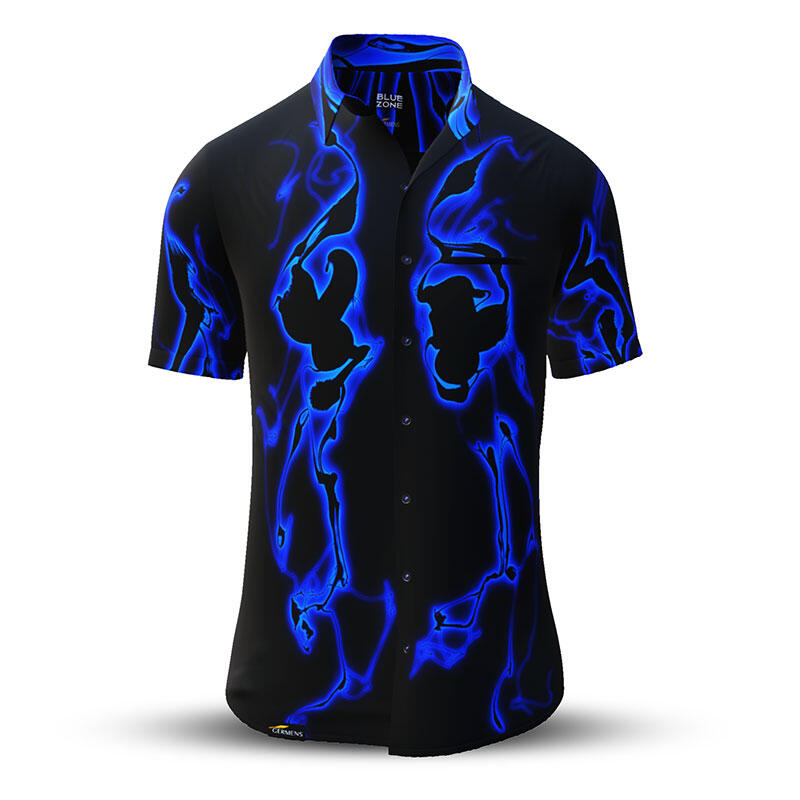 Colorful summer shirt men BLUEZONE - GERMENS
