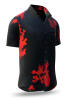 EMBER BLACK - Colorful summer shirt men - GERMENS