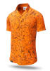 GRAVUR ORANGE - summer shirt men - GERMENS