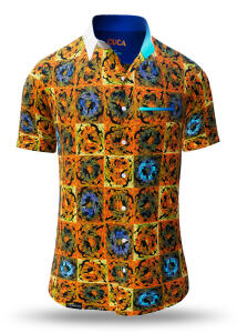Colorful summer shirt men CUCA - GERMENS
