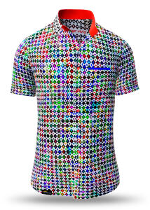 Summer button shirt SOJOURNER VIVID - GERMENS