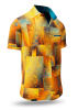 Summer button shirt DRACO GOLD - GERMENS