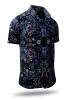 Summer button shirt CARROUSEL BLACK - GERMENS