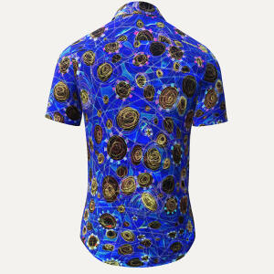 Button up shirt for summer CIRCULI LAGUN - GERMENS