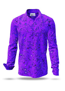 Button Up Shirt GRAVUR LILAS from GERMENS