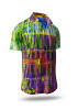 Short sleeve shirt mens summer FLUORO by GERMENS - 100 % cotton - 10 sizes XS-6XL