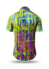 Short sleeve shirt mens summer FLUORO by GERMENS - 100 % cotton - 10 sizes XS-6XL